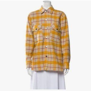 ÉTOILE ISABEL MARANT - Virgin Wool Plaid Print Jacket